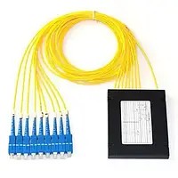 Подільник оптичний Optolink PLC (ABS) 1x8-SC/UPC-2,0 мм-1,0 м (G.657A)