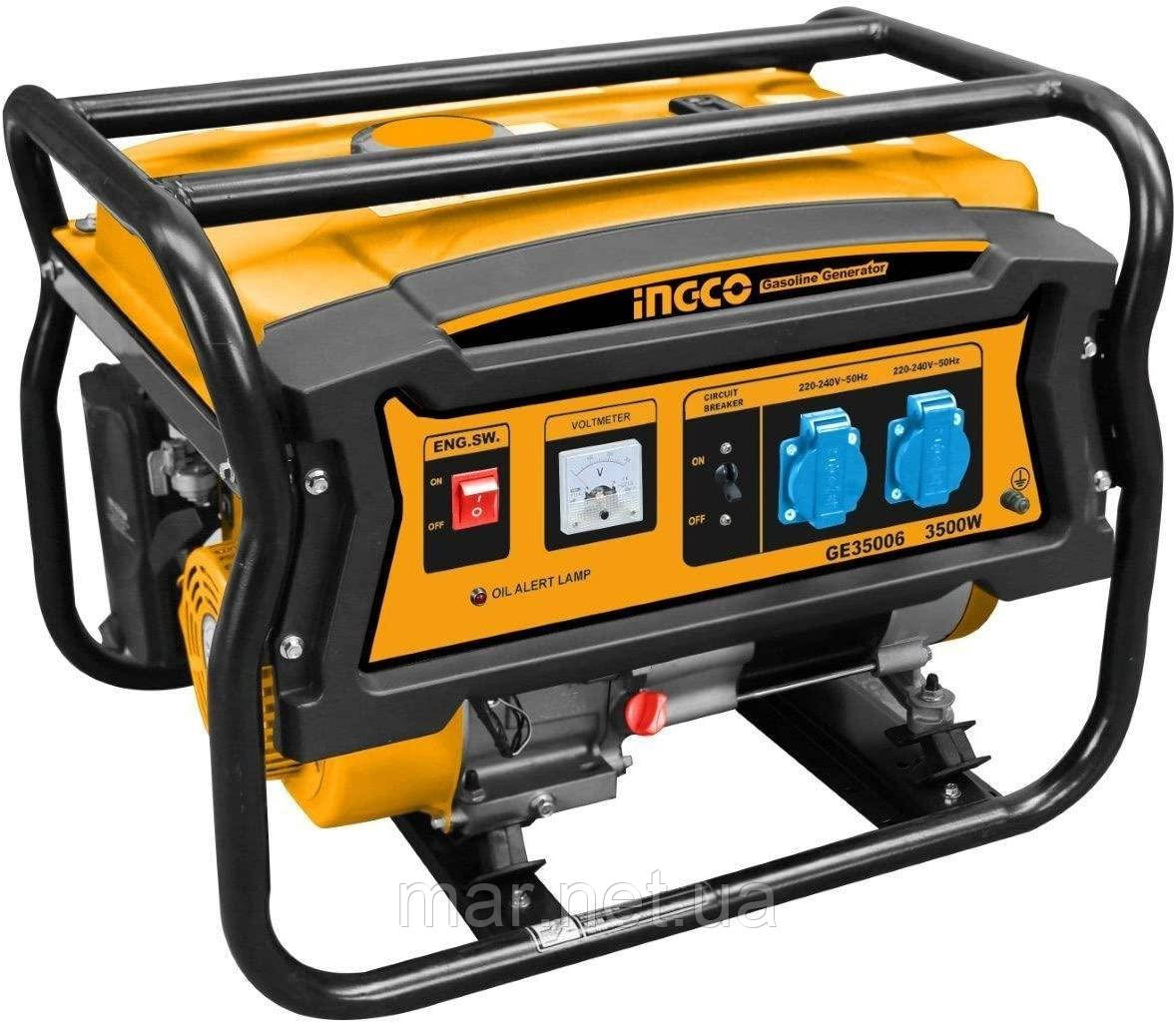 Генератор бензиновий INGCO GE35006 (3.5/2.8 кВт), фото 1