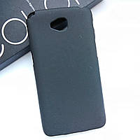 Чехол накладка для LG G Pro Lite Dual D686 силиконовый матовый (черный)