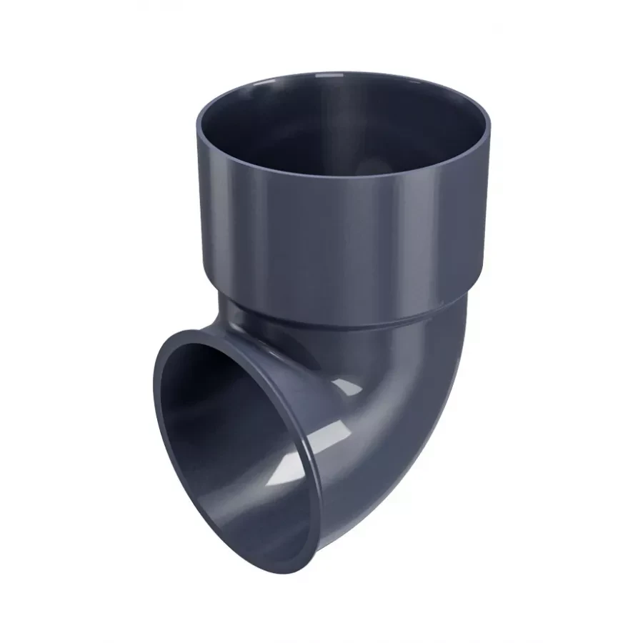 Зливне коліно  REGENAU 100 Графітовий