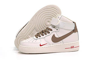 Чоловічі Кросівки Nike Air Force 1 High White Beige 40-41-42-43-44-45