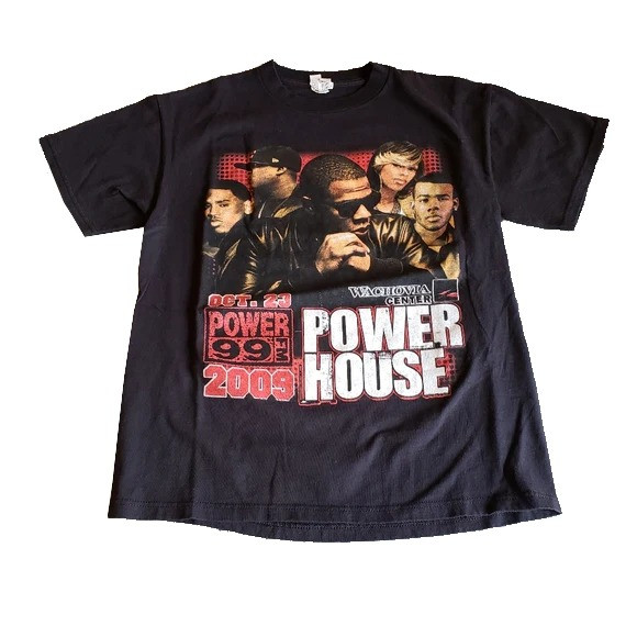 Футболка чорна 2009 Power House Vintage Look T-Shirt XS