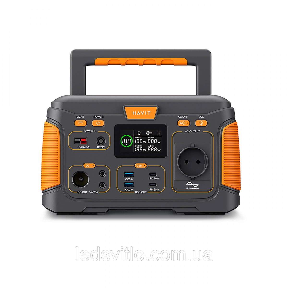 Портативна зарядна станція HAVIT J300 83200mAh 300W, фото 1