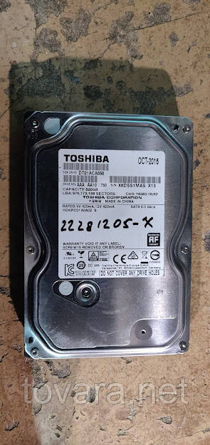 Жорсткий диск Вінчестер HDD 500 Gb / Гб Toshiba DT01ACA050 3.5" SATA3 No 22281205