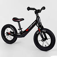 Детский стильный велобег Corso колесо 12" магниевая рама, алюминиевый вынос руля спортивный беговел