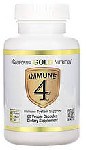 Біокомплекс для зміцнення імунітету (Immune 4) 60 капсул.«California Gold Nutrition»