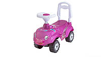 Детская машинка каталка - толокар Микрокар розовый "ORION"