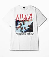 Футболка белая NWA Straight Outta Compton T-Shirt White XS