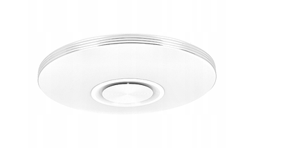 Світлодіодний світильник стельовий RGB Smartled 2645 круглий Bluetooth динамік 60 Вт + пульт, фото 5