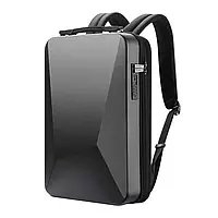 (Уценка) Рюкзак с кодовым замком, мужской, городской c USB, для ноутбука до 17.3 , с жестким корпусом, Bopai