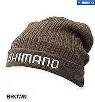Шапка для рыбалки Shimano Breath Hyper +°C Fleece Knit, brown