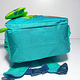 Рюкзак дитячий бірюзовий з динозавром, фото 4