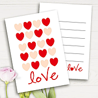 Мини открытки "Love", 10 шт