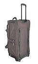 Велика Дорожня сумка на колесах 76см, Дорожня сумка 110л, Сумка на колесах 76х40х38см Коричнева, фото 2