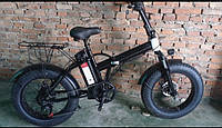 Електровелосипед на толстых колесах, 500w, 12000 mA. Фейтбайк со складной рамой, Электро велосипед