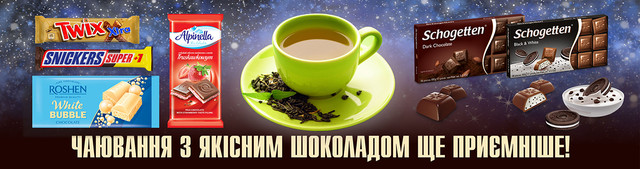 Шоколад і чай