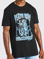 Футболка чёрная Death Row Records Brushed Logo T-Shirt