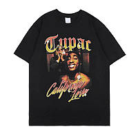 Футболка чёрная Tupac ''California Love'' Vintage Look T-Shirt