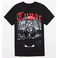 Футболка чорна Tupac ''Middle Fingers Up'' Vintage Look Tee XS