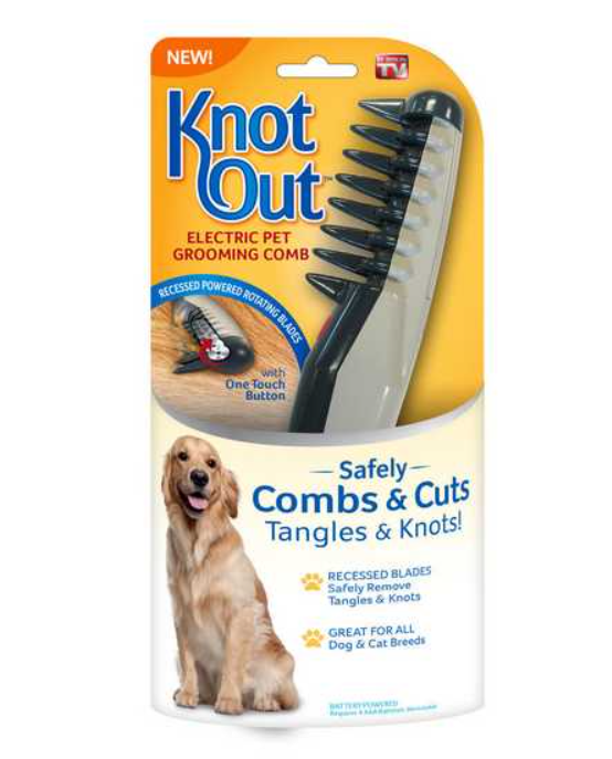 Гребінець Для Шерсті Тварин Knot Out Electric Pet Comb