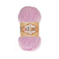 Пряжа для вязания Alize Baby softy. 50 г. 115 м. Цвет - розовый 185