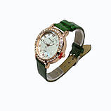 Жіночий наручний годинник Rinnandy Coral Green гурт, фото 3