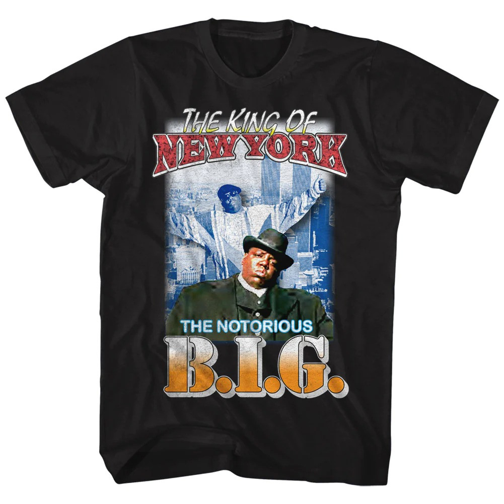 Футболка чорна Notorious B.I.G ''King Of New York'' Vintage Look T-Shirt XS