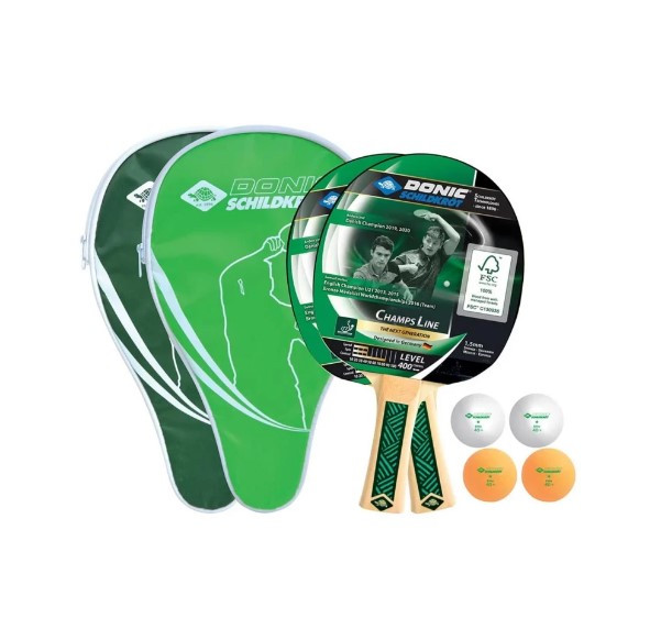 Набір для настільного тенісу Donic-Schildkrot Champs 400 Cover Set, фото 1