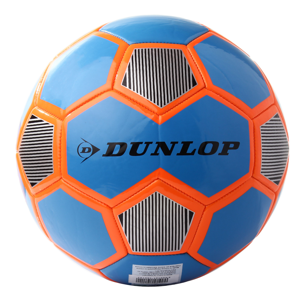 Футбольний м'яч Dunlop Football голубой+помаранчевий
