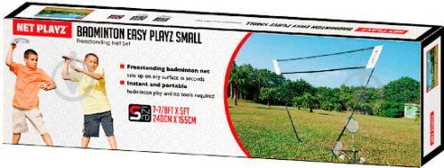Набір для бадмінтону з сіткою Net Playz Badminton Easy Playz Small, фото 1