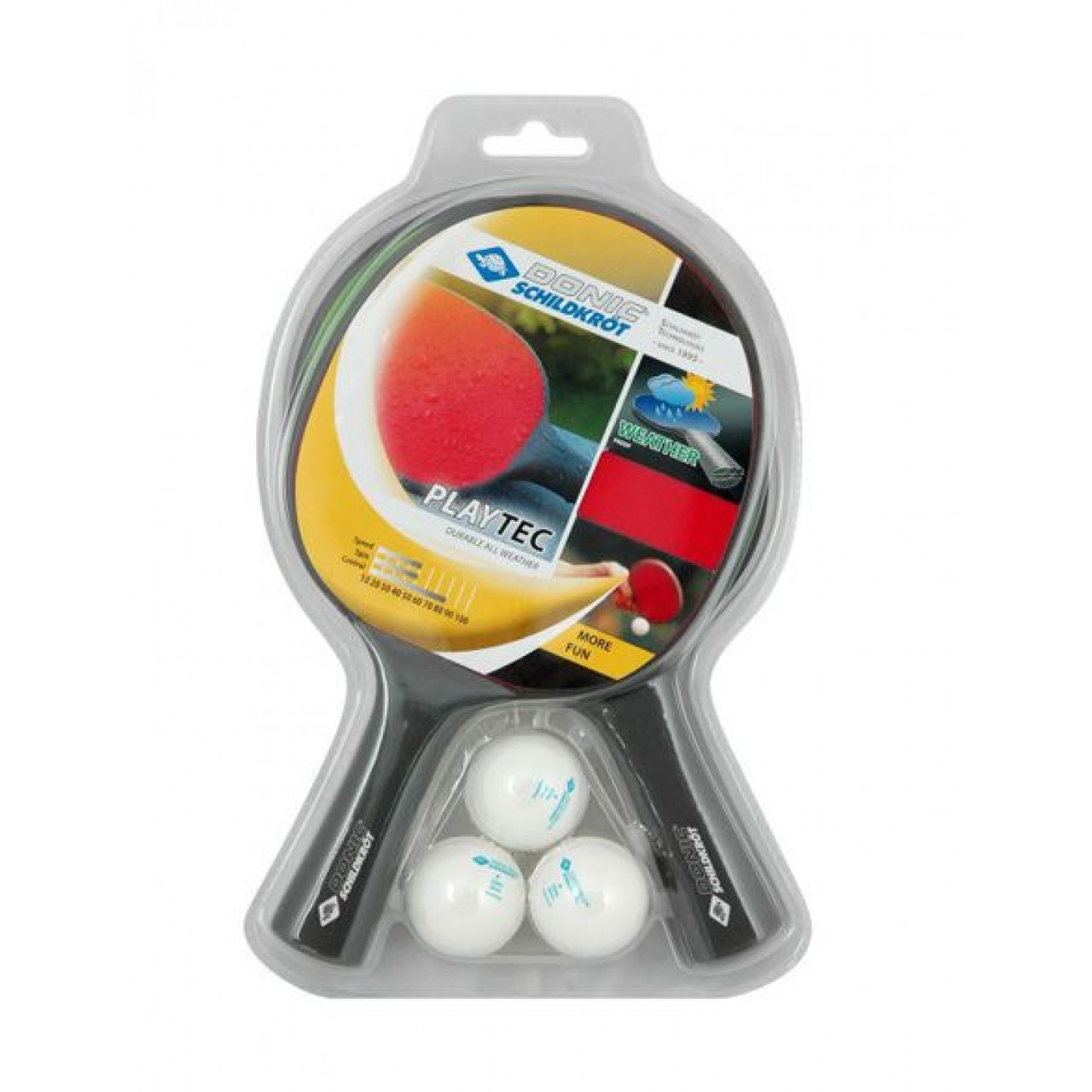 Набір для настільного тенісу Donic Playtech 2 players set, фото 1