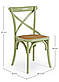 Стілець Cross Verde, колір зелений, фото 5