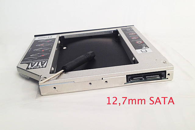 Optibay Оптибей miniSATA - SATA 12.7mm Universal for CD/ DVD-ROM Second HDD Caddy - фото 4 - id-p12646034