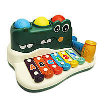 Дитячий ксилофон “Funny Xylophonist”, 3 кульки, молоточок, у коробці (RJ 6807), фото 2