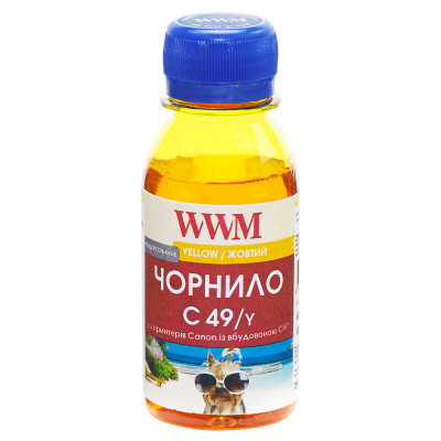 Чорнило WWM Canon GI-490 100г Yellow (C49/Y-2), фото 1