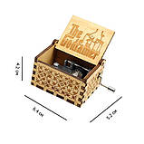 Ручна музична скринька The Godfather Кришталевий батько (AS-32251), фото 3