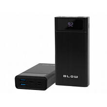 Батарея универсальная Blow 40000mAh, PD/20W, QC/3.0, inp:Micro-USB/USB-C, out:USB-A*2/USB-C, black (PB40AB)