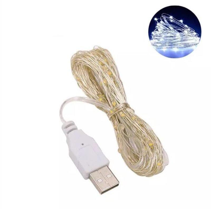 Гірлянда роса Usb Led біле світло 3м