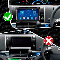 Go Андроїд магнітола штатна для Toyota Estima 3 Рестайлінг 2 2012-2016 екран 9" 2/32Gb 4G Wi-Fi GPS Top