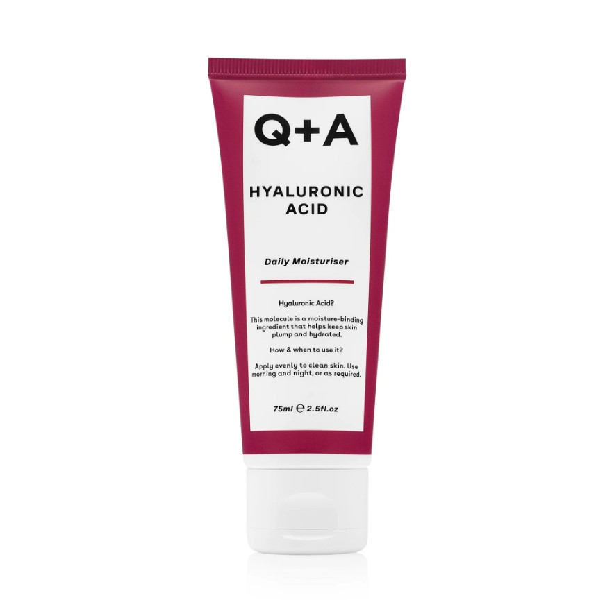 Q+A Hyaluronic Acid Daily Moisturiser 75ml - Зволожуючий крем з гіалуроновою кислотою