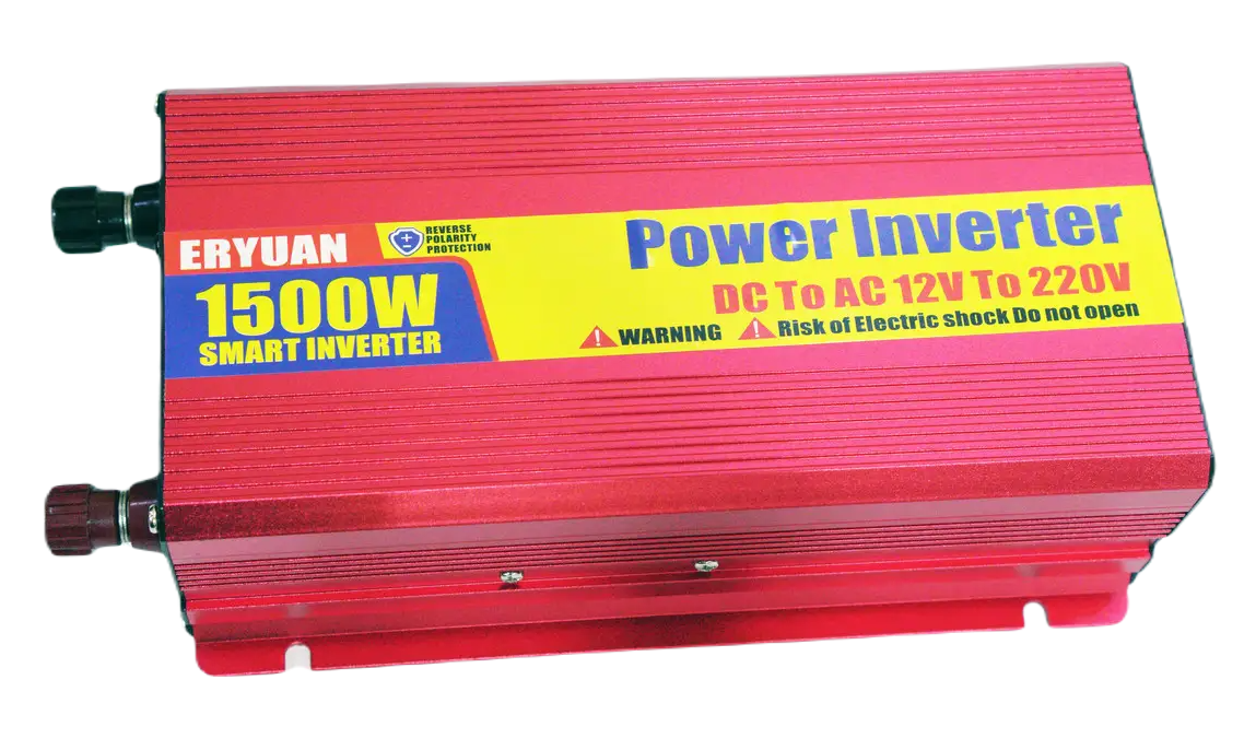 Перетворювач напруги інвертор Eryuan 1500W DC/AC 12V-220V Red (3_02578)