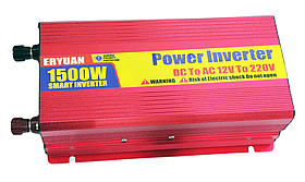 Перетворювач напруги інвертор Eryuan 1500W DC/AC 12V-220V Red (3_02578)