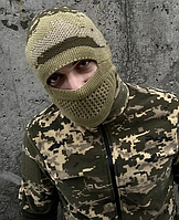 Балаклава-шапка оливковый пиксель армейская тактическая маскировочная хорошего качества для мужчин КМ