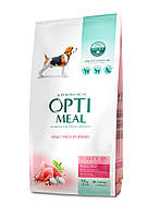 Сухой корм для взрослых собак средних пород Optimeal 12 кг (индейка)