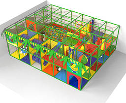 Двоповерховий дитячий лабіринт