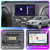 Go Андроид магнитола штатная для Mitsubishi Airtrek 2001-2008 экран 10" 2/32Gb CarPlay 4G Wi-Fi GPS Prime