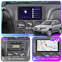 Go Андроид магнитола штатная для Mitsubishi Outlander 1 2002-2008 экран 10" 4/64Gb CarPlay 4G Wi-Fi GPS