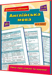 7-11 клас. Англійська мова. Довідник у таблицях. Увесь курс стисло та наочно. Чіміріс. Ула