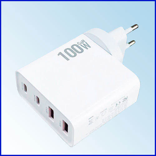 Купити ЗАРЯДНИЙ ПРИСТРІЙ GaN 100W | Для зарядки ноутбуків, телефонів і ...