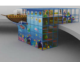 Вітрильник каркасний лабіринт для дітей